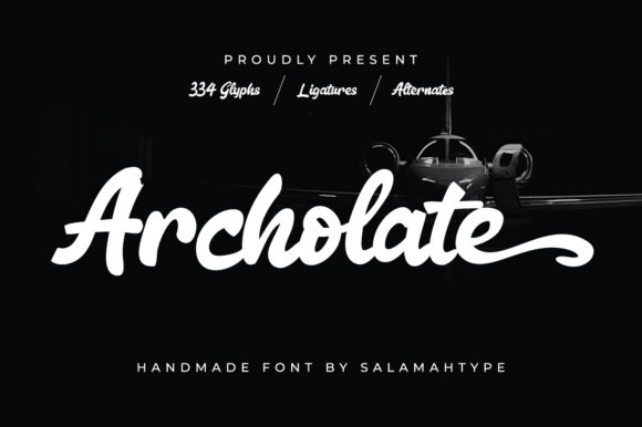 Archolate Script: A Delicate Handwritten Font for Editorial Elegance