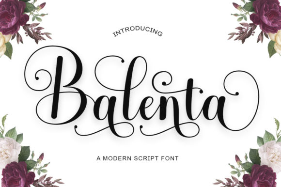 Balenta Script: A Delicate Font for Handmade Creations
