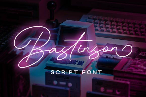 Bastinson - Monoline Script for Editorial Design