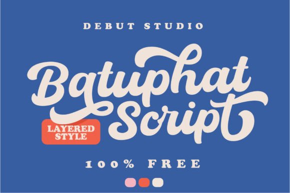 Batuphat: A Bold Script Font for Business Branding
