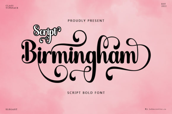 Birmingham Script: A Handwritten Font with Personality