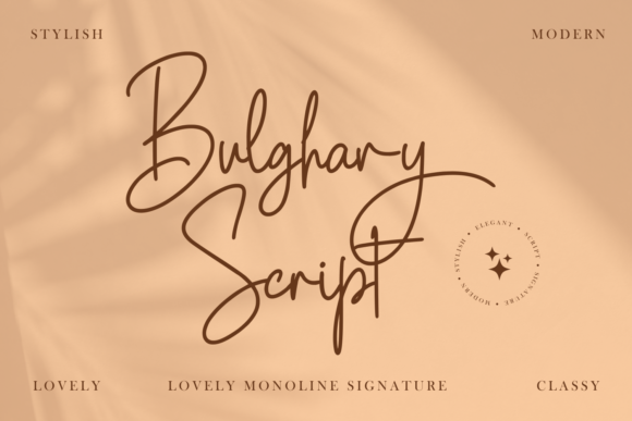 Bulghary Script: A Delicate Typeface for Handmade Creations