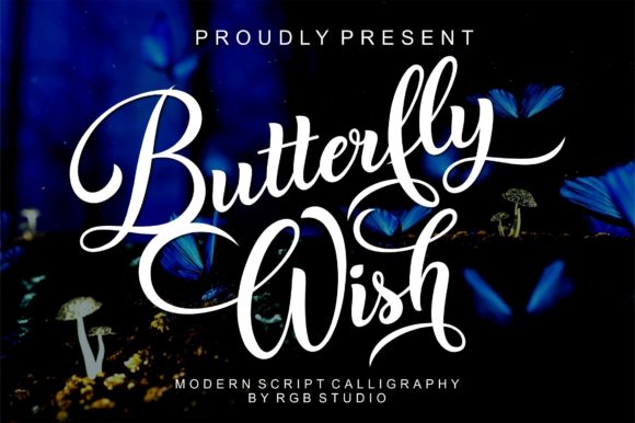Butterfly Wish: A Beautiful Font for Branding and Design