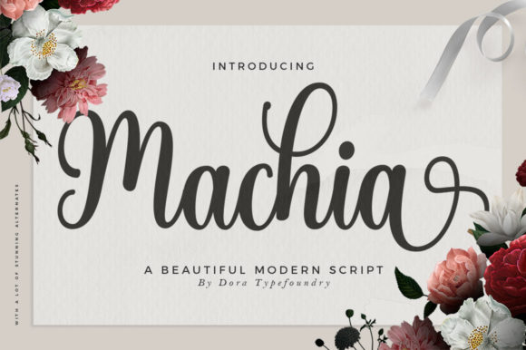 Discover the Charm of Machia Script in Real Design Projects