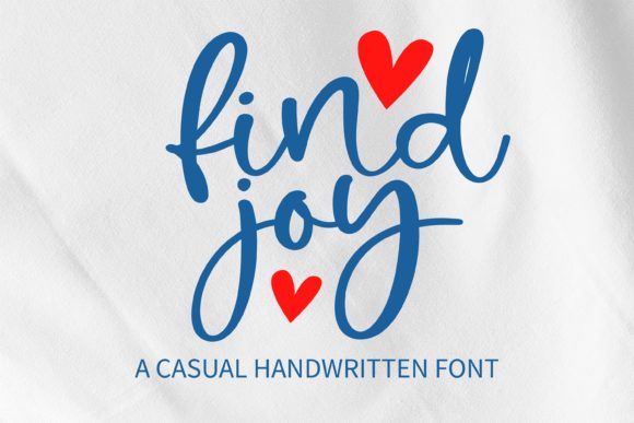 Find Joy: A Handwritten Font for Creative Branding
