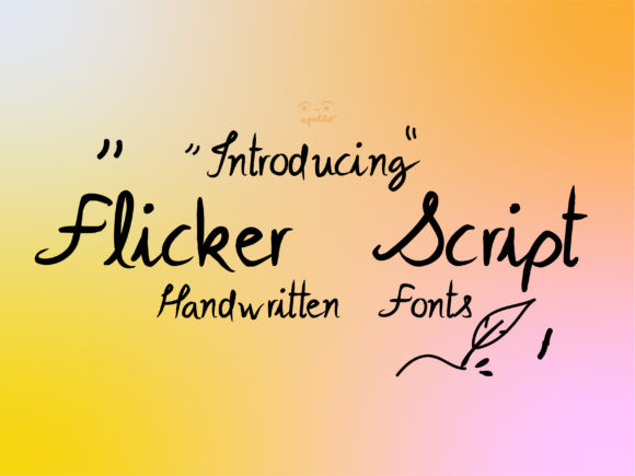 Flicker Script: A Delicate Touch for Modern Branding