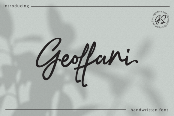 Geoffani Script: A Stylish Font for Branding Success