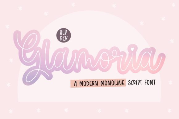 Glamoria Script: A Modern Monoline Font for Digital Design