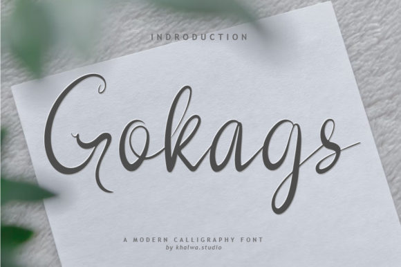 Gokags Script: A Designer’s Take on a Creative Font