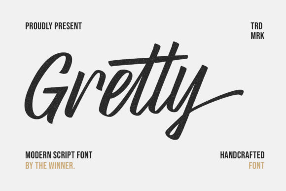 Gretty Script: A Stylish Font for Campaign Creativity