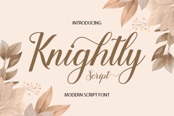Knightly Script: A Stylish Font for Web Design