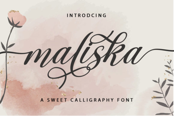 Maliska Script: A Timeless Calligraphy Font for Handmade Creations
