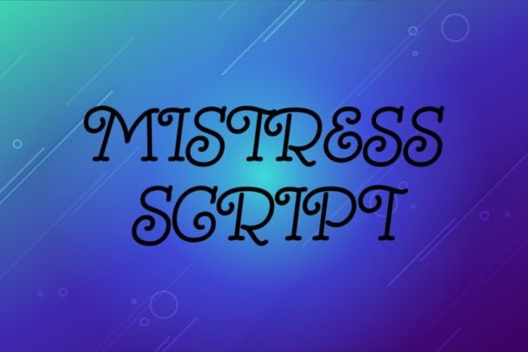 Mistress Script: A Handwritten Font for Elegant Editorial Design