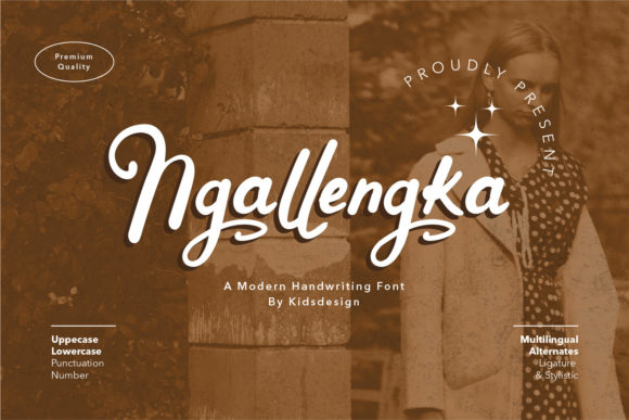 Ngallengka Script: A Vintage Touch for Modern Web Design