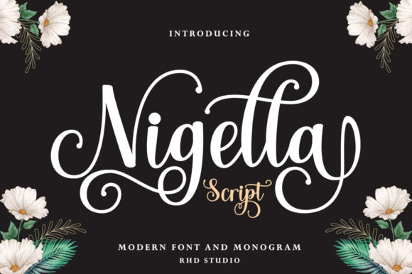 Nigella Script: A Delicate Script Font for Modern Branding