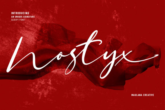 Nostyx Script: A Modern Script Font for Creative Makers