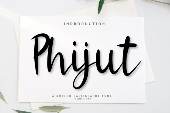 Phijut Script: A Timeless Font for Branding and Design