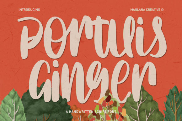 Portuis Ginger Script for a Polished Brand Look