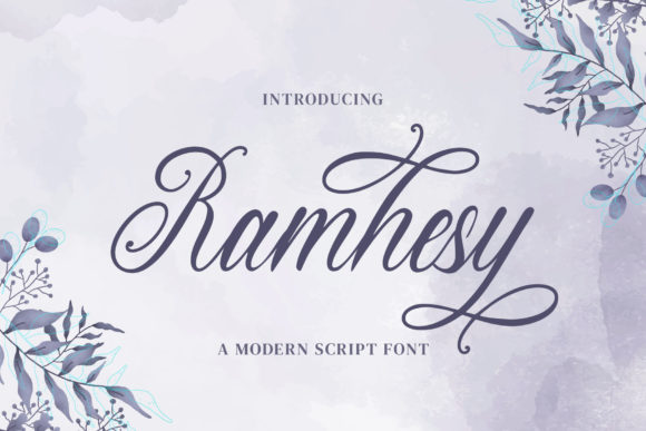 Ramhesy Script: Elevating Brand Design with a Touch of Elegance