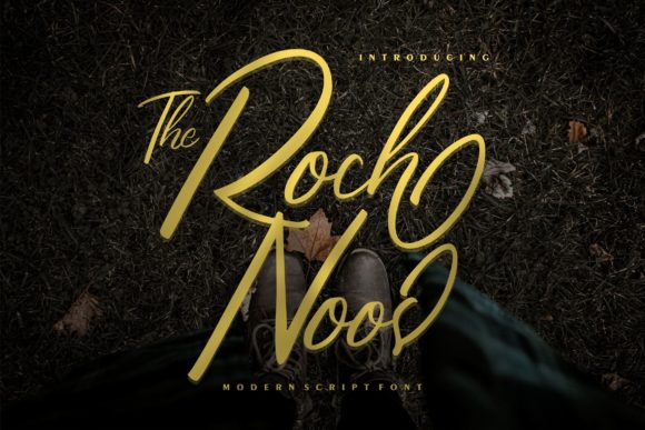 The Roch Noos Script: A Modern Calligraphy Font for Editorial Design