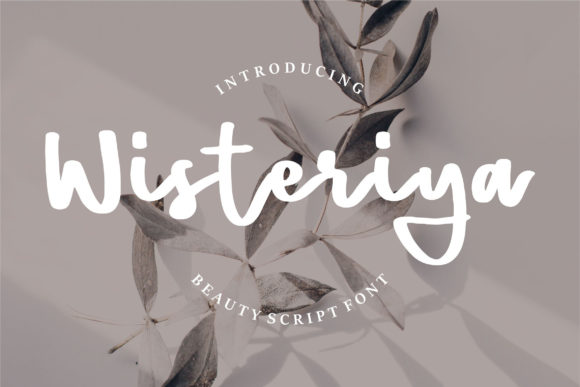 Wisteriya Script: A Beautiful Font for Business Branding